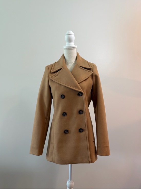 Old Navy Jackets & Blazers - Old Navy Camel Double-Breasted Peacoat